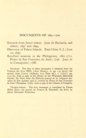 Documents of 1691-1700