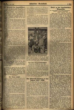 Zweite Ausgabe vom Donnerstag, den 03. Juli 1930.