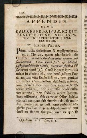 134-144, Radix I - VI