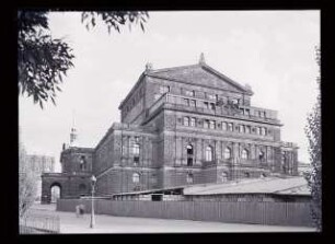 Königliches Hoftheater, Dresden: Ansicht von Norden (Negativ zu Inv. Nr. TBS 097,13)