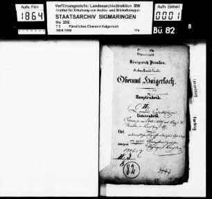 Grenzstreit zwischen Empfingen und Kirchberg (Württemberg); Korrespondenz mit württembergischen Beamten in Kirchberg und Sulz wegen widerrechtlicher Eingriffe in diesseitige Hoheitsrechte