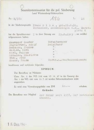 Hils, Franz