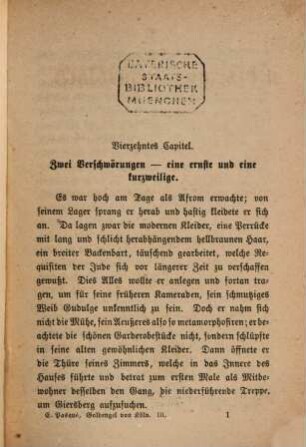 Goldengel von Köln : eine Erzählung aus französischer Zeit, mit einem Prolog: Anno 1784. 3. Band