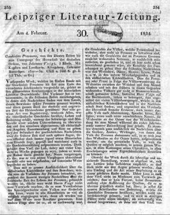 1834-02-04 : 30. Stück