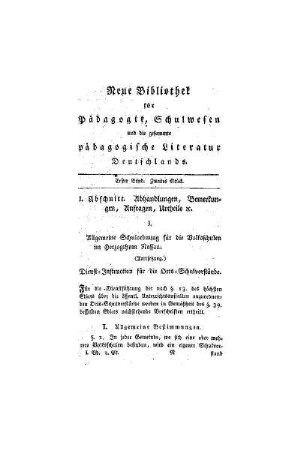 Allgemeine Schulordnung für die Volksschulen im Herzogthum Nassau : (Fortsetzung)