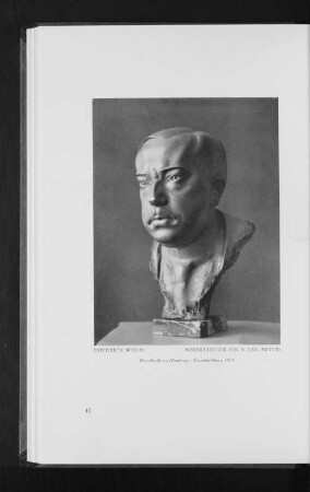 Friedrich Wield, Porträtbüste