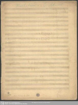 Weihelied - Mus.7776-G-501 : V, Coro, orch - F