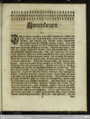 Anmerckungen