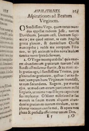105-111, Aspirationes ad beatam virginem