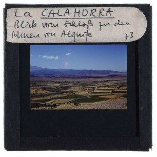 La Calahorra, Burg,Alquife, Minen