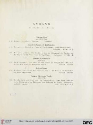 Anhang (Nr. 618-623)