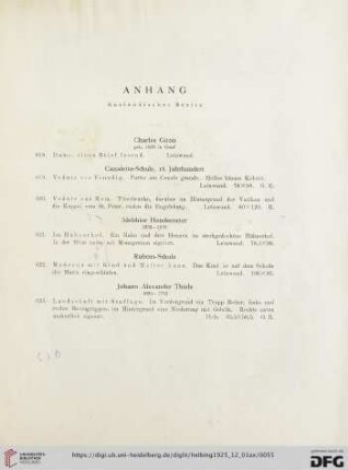 Anhang (Nr. 618-623)
