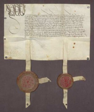 Markgraf Christoph I. von Baden und Graf Bernhard von Eberstein sichern sich gegenseitig Innehaltung des Burgfriedens von 1477 auf Neueberstein zu