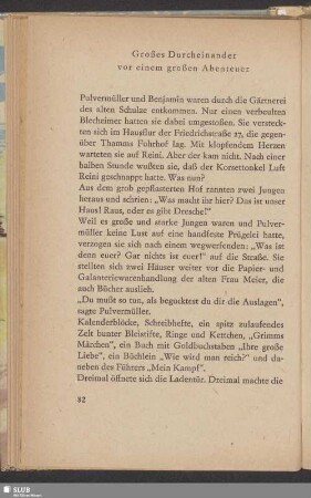 Großes Durcheinander vor einem großen Abenteuer