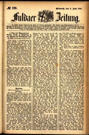 Ausgabe vom Mittwoch, den 08. Juni 1881.