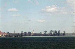 Wülknitz : Ortsansicht Wülknitz mit Kirche