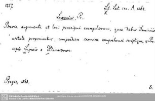 Literatura Latina recentior A 1064