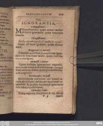 151. Ignorantia.