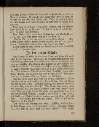 In der neuen Stube