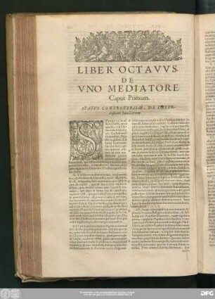 Caput Primum. Status Controversiae, De Interceßione Sanctorum.