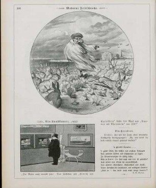 "Moderne Feldscheuche" "Ein Kunstkenner"
