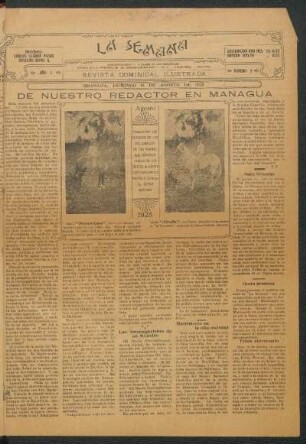 1925,1,2: año 1, número 2 (domingo 16 de agosto de 1925)