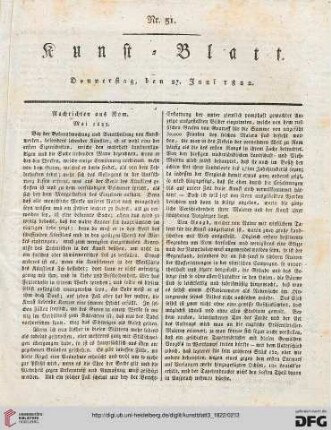 Nr. 51-60 (27. Juni - 29. Juli 1822)