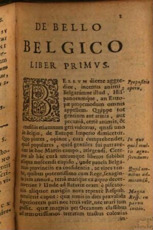 De bello Belgico : decas .... 1. (1636)