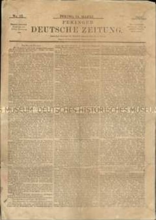 Pekinger Deutsche Zeitung, 1901 Nr. 12