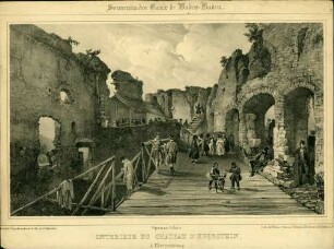 Interieur du château d'Eberstein, á Ebersteinbourg