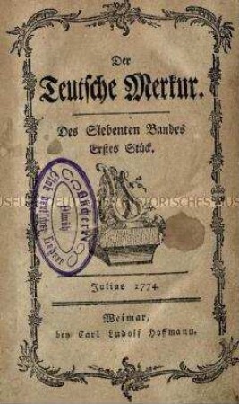 Der deutsche Merkur, Jg. 1774 (Juli - September)