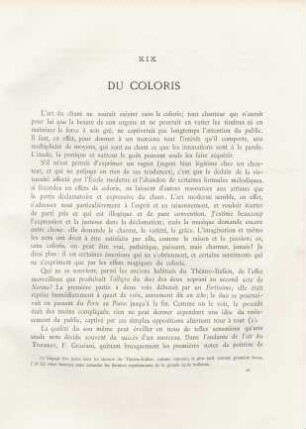 XIX. Du coloris