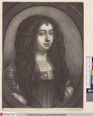 [Bildnis einer Dame mit Schleier; Portrait of a Woman with a Veil]