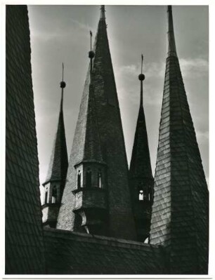Türme der Teyn-Kirche, Prag, Böhmen und Mähren