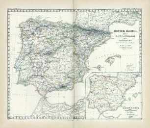 Iberische Halbinsel nach ihrer kirchlichen Eintheilung seit der Maurischen Zeit