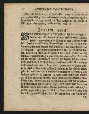 Zweyten Theil: