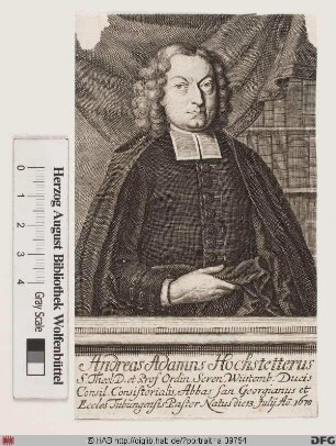 Bildnis Andreas Adam Hochstetter