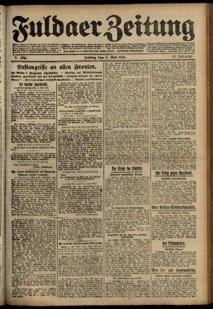 Ausgabe vom Freitag, den 05. Mai 1916.