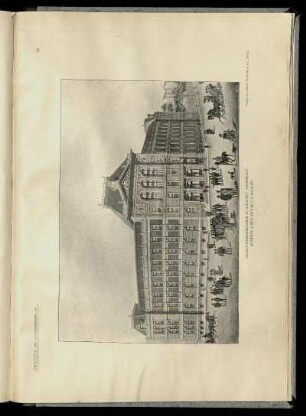 Staats-Obergymnasium in Budapest, Josefstadt. Architekt: Alfred Wellisch.