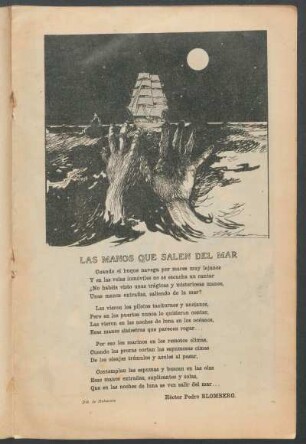 Las manos que salen del mar
