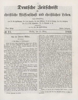 97-100 Aus der Inneren Mission : Fortsetzung