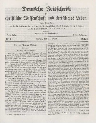 97-100 Aus der Inneren Mission : Fortsetzung