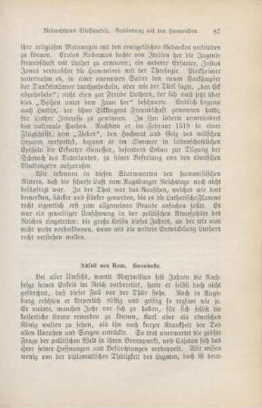 Abfall von Rom. Bannbulle