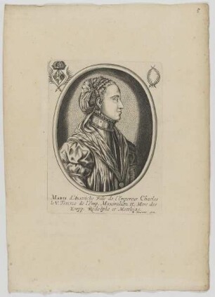 Bildnis der Marie d'Austriche