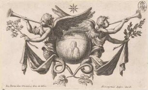 Vignette mit Elementen aus dem Wappen der Familie Albani