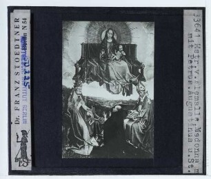 Campin, Madonna mit Petrus, Augustinus u. Stifter (Aix-en-Provence)