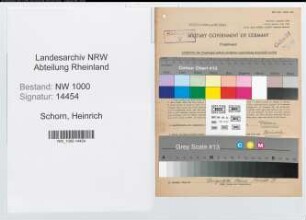 Entnazifizierung Heinrich Schorn, geb. 23.03.1890 (Postsekretaer)