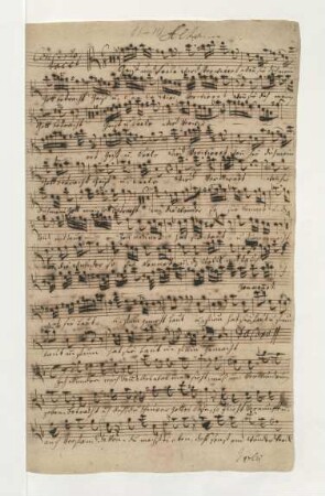 Geist und Seele wird verwirret; A, org, orch; BWV 35; BC A 125