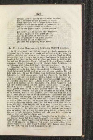 ¬Der¬ Kaiser Napoleon als christlicher Volksschulmeister