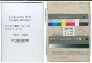 Entnazifizierung Georg Roleff , geb. 02.12.1902 ()